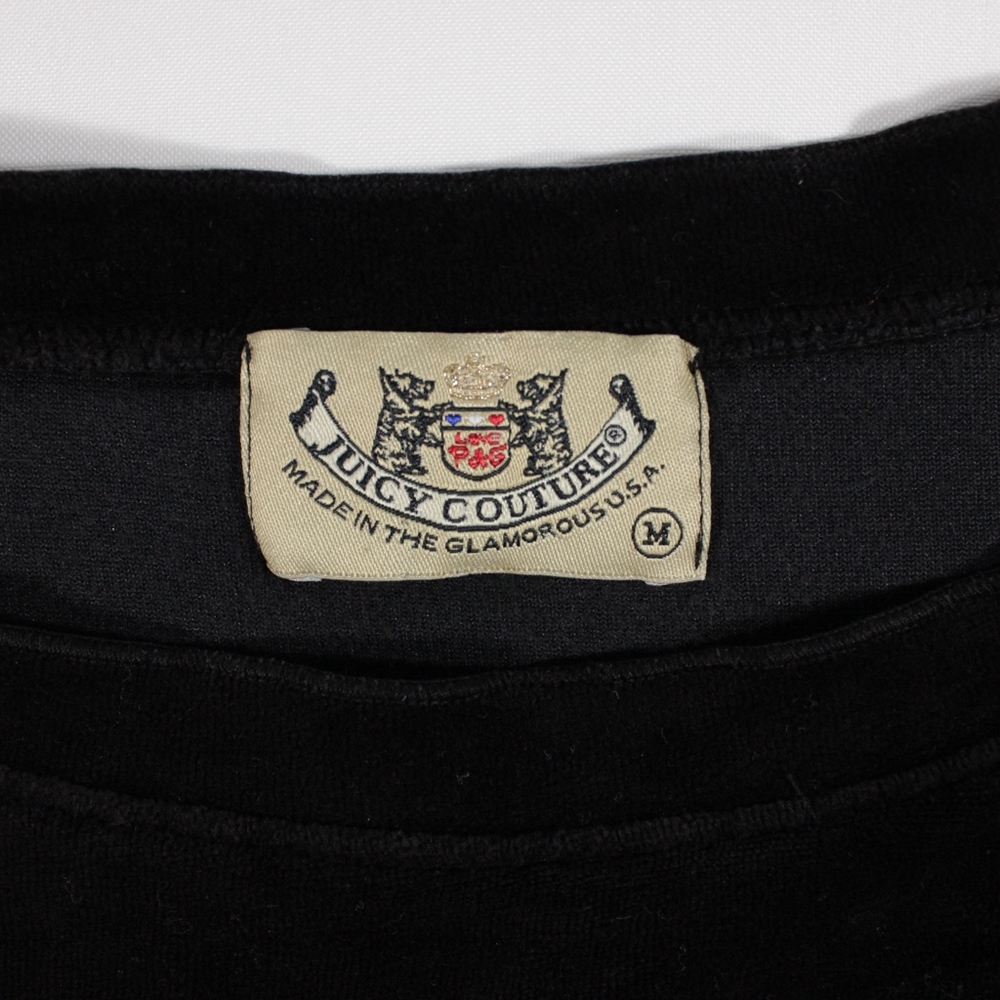 Juicy Couture Black Boat Neck Size Medium Women's - Picture 5 of 8
